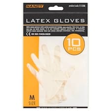 Handy Latexové rukavice M 10 ks