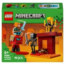 LEGO Minecraft 21266 Lávová bitva v Netheru