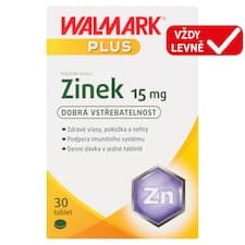 Walmark Plus Zinek 15 mg doplněk stravy 30 tablet 9,0g