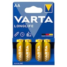Varta Longlife AA alkalické baterie 4 ks