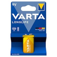 Varta Longlife 9V alkalická baterie 1 ks