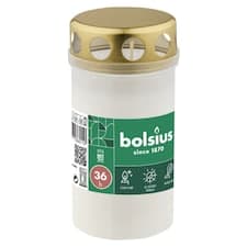 Bolsius Hřbitovní svíčka bílá NR3