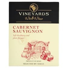Vineyards World Wines Cabernet Sauvignon červené víno suché 3l