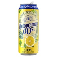 Zlatopramen Radler s příchutí citrón, bezový květ & máta 0,5l