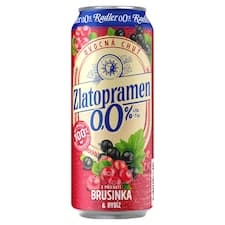 Zlatopramen Radler s příchutí brusinka & rybíz 0,5l