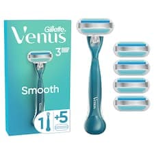 Gillette Venus Smooth Dámský Holicí Strojek s 1 Náhradními Holicími Hlavicemi