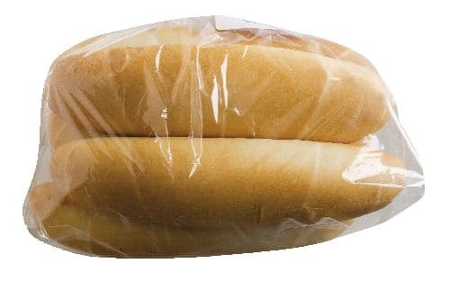 Rohlík hladký bez posypu balený 5ks