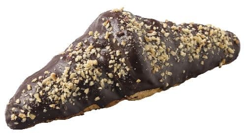 Croissant s tmavou polevou a ořechy 120g