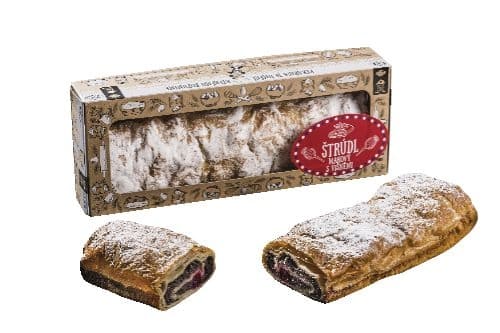 Štrúdl makový s višněmi balený 450g