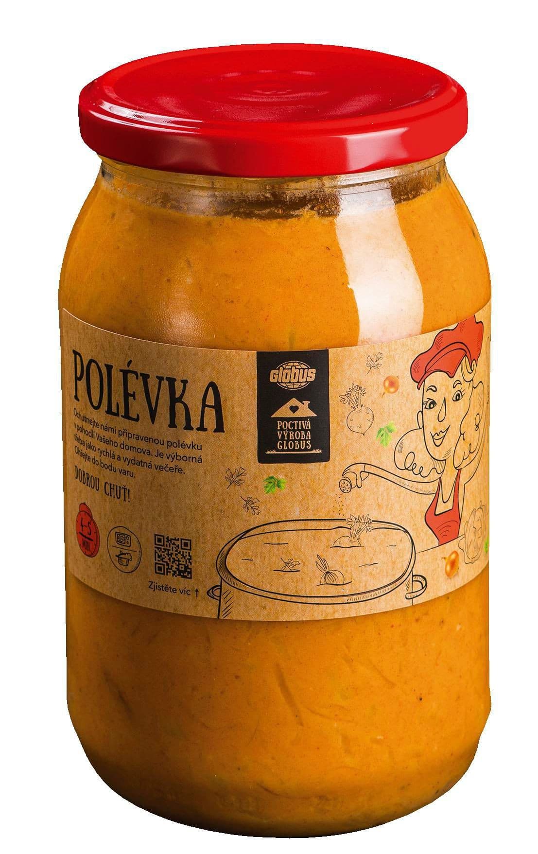 Zelná polévka s klobásou 800 g