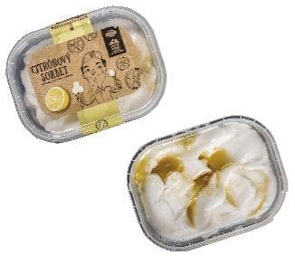 Mražený krém citrón - sorbet 800 ml