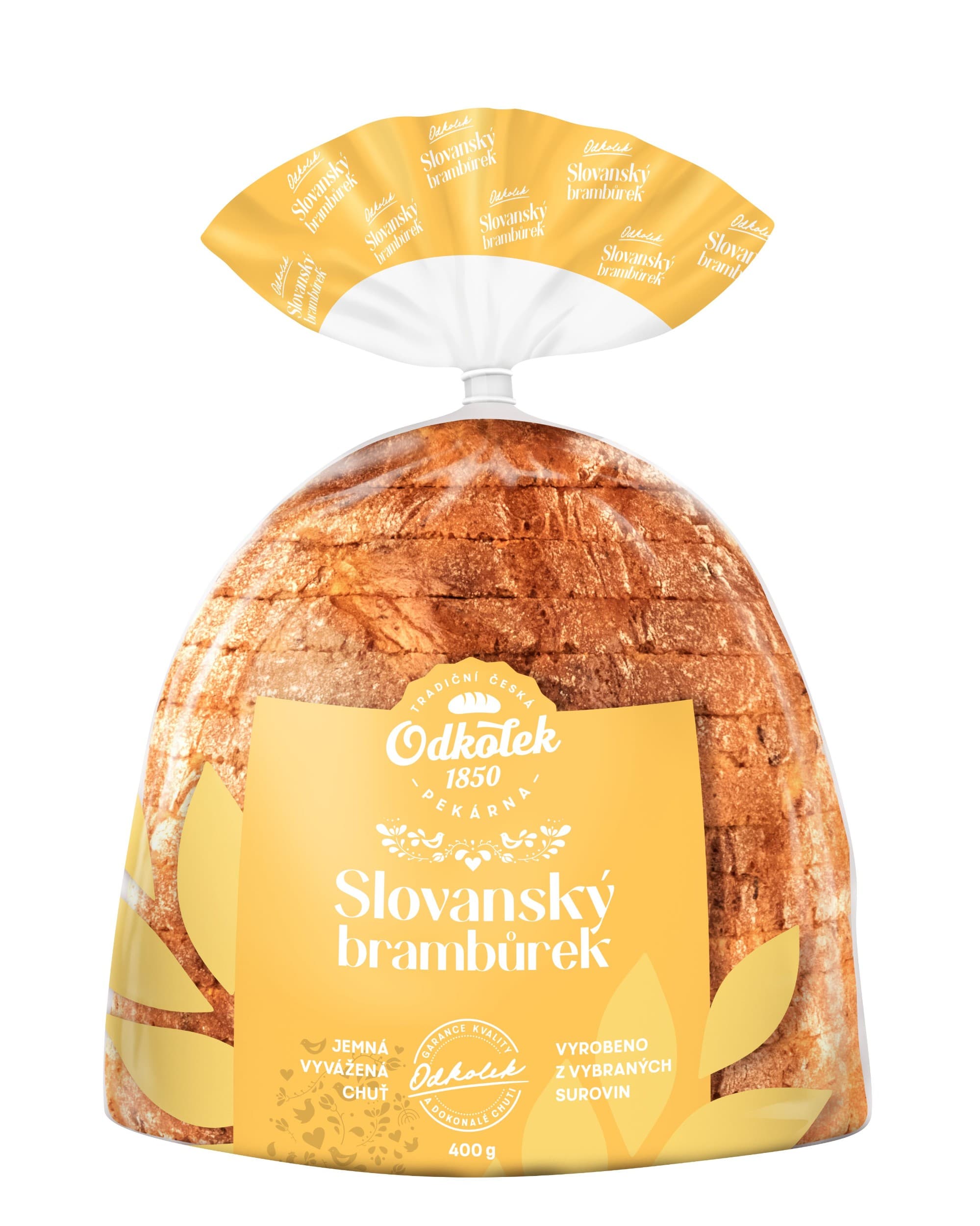 Odkolek Slovanský brambůrek 400g balený krájený