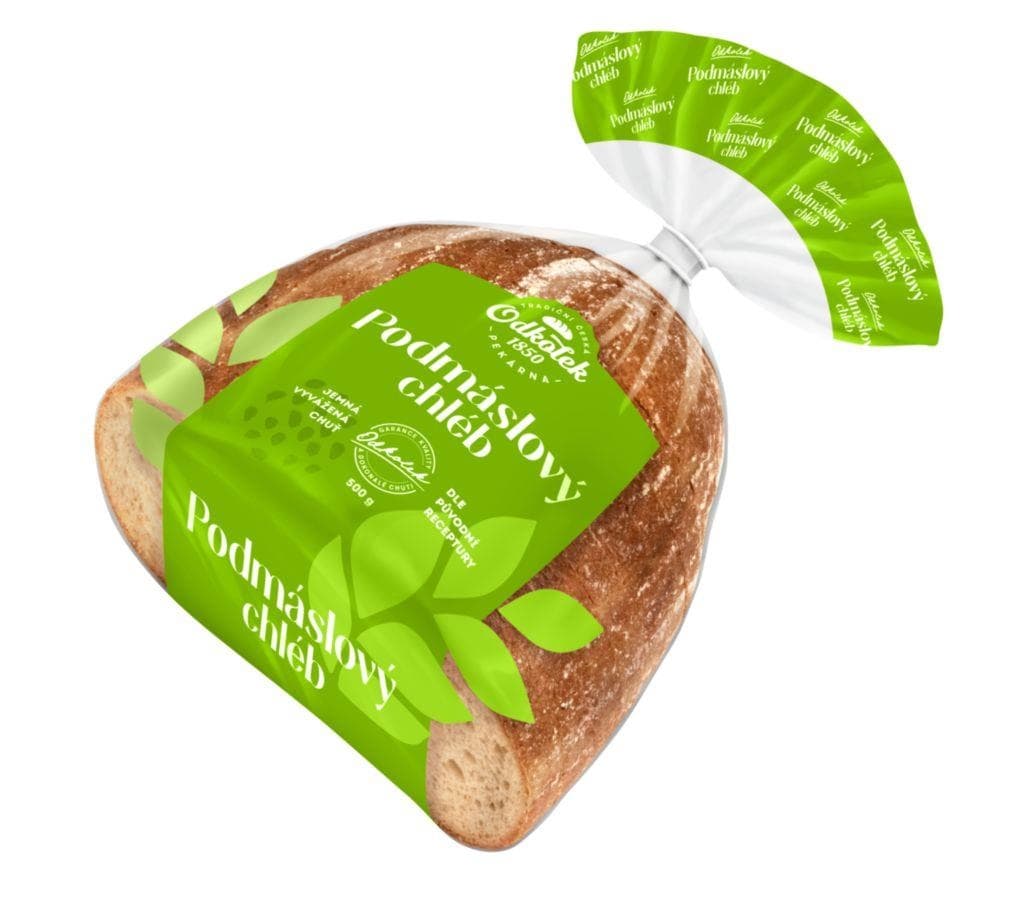 Odkolek podmáslový chléb krájený balený 500g