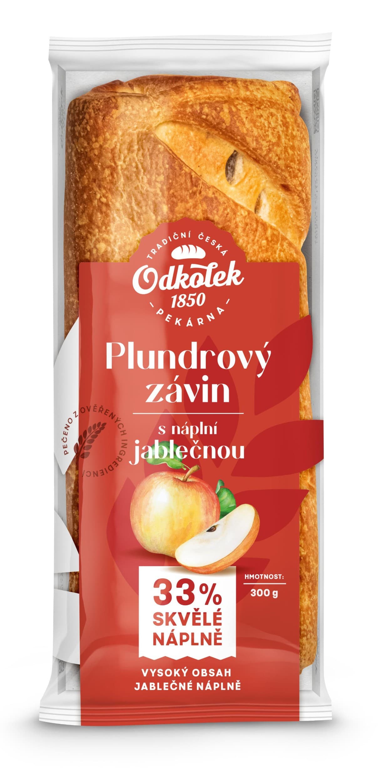 Odkolek Plundrový závin s jablečnou náplní 300 g