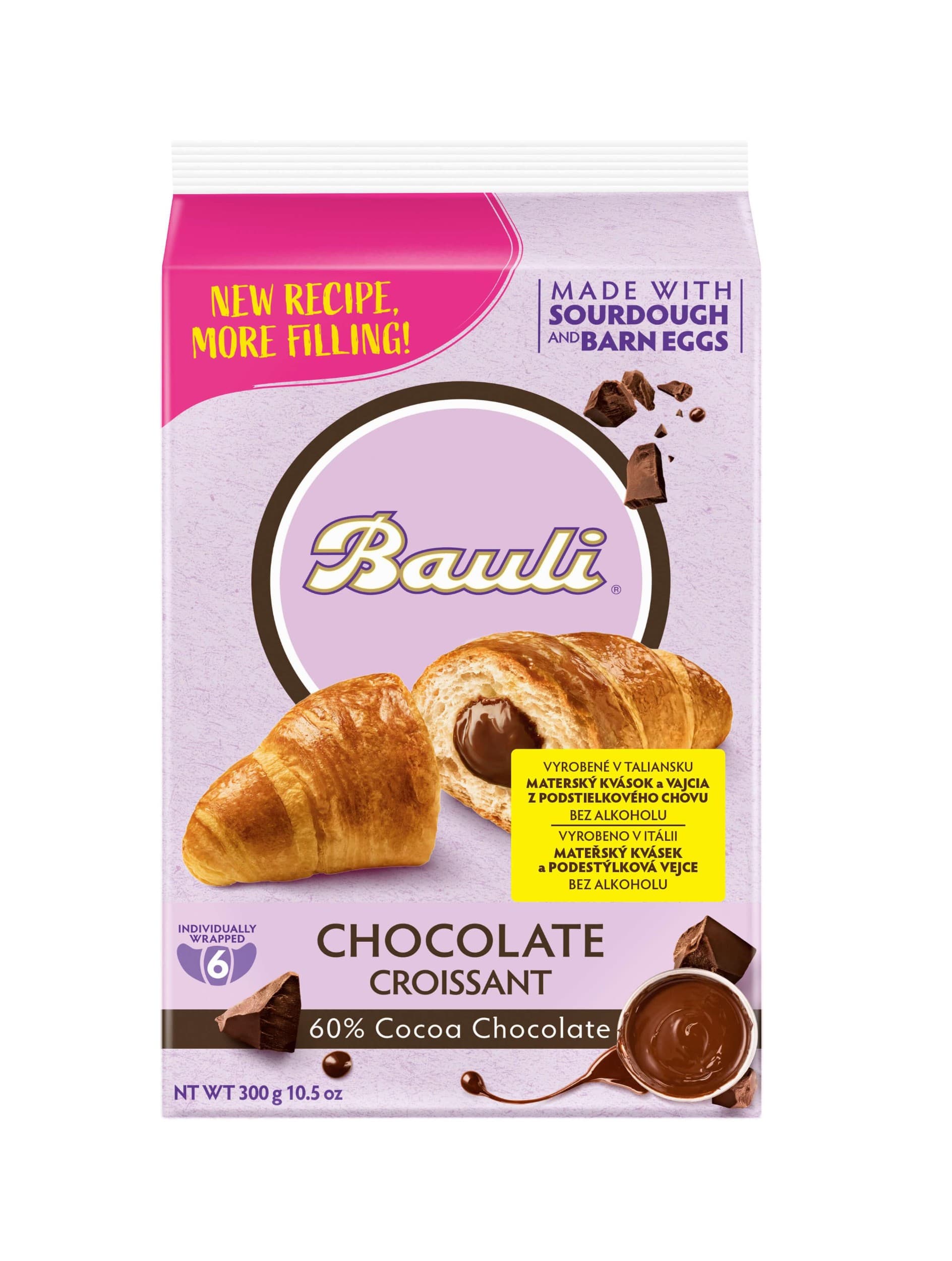 Bauli Croissant čokoládový 300g (6x50g)