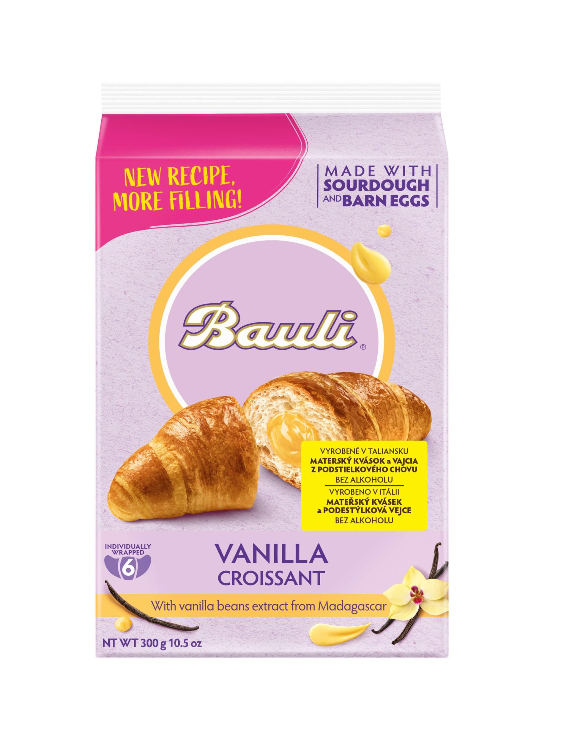 Bauli Croissant vanilkový 300g (6x50g)