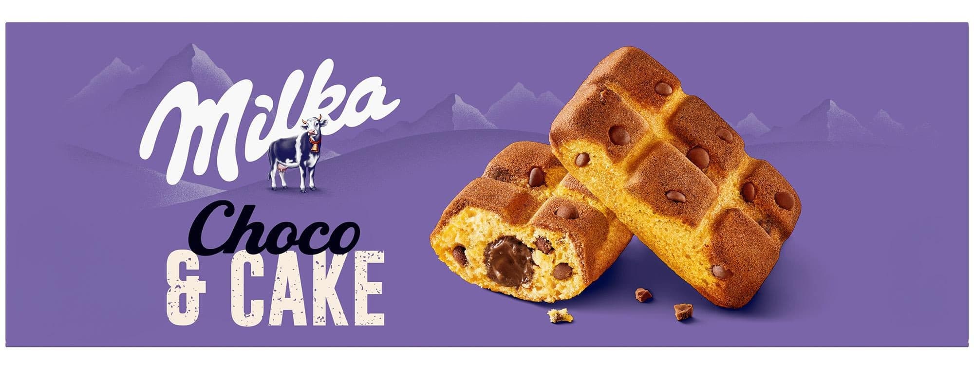 Milka jemné pečivo Cake & Choc čokoládová náplň 175g