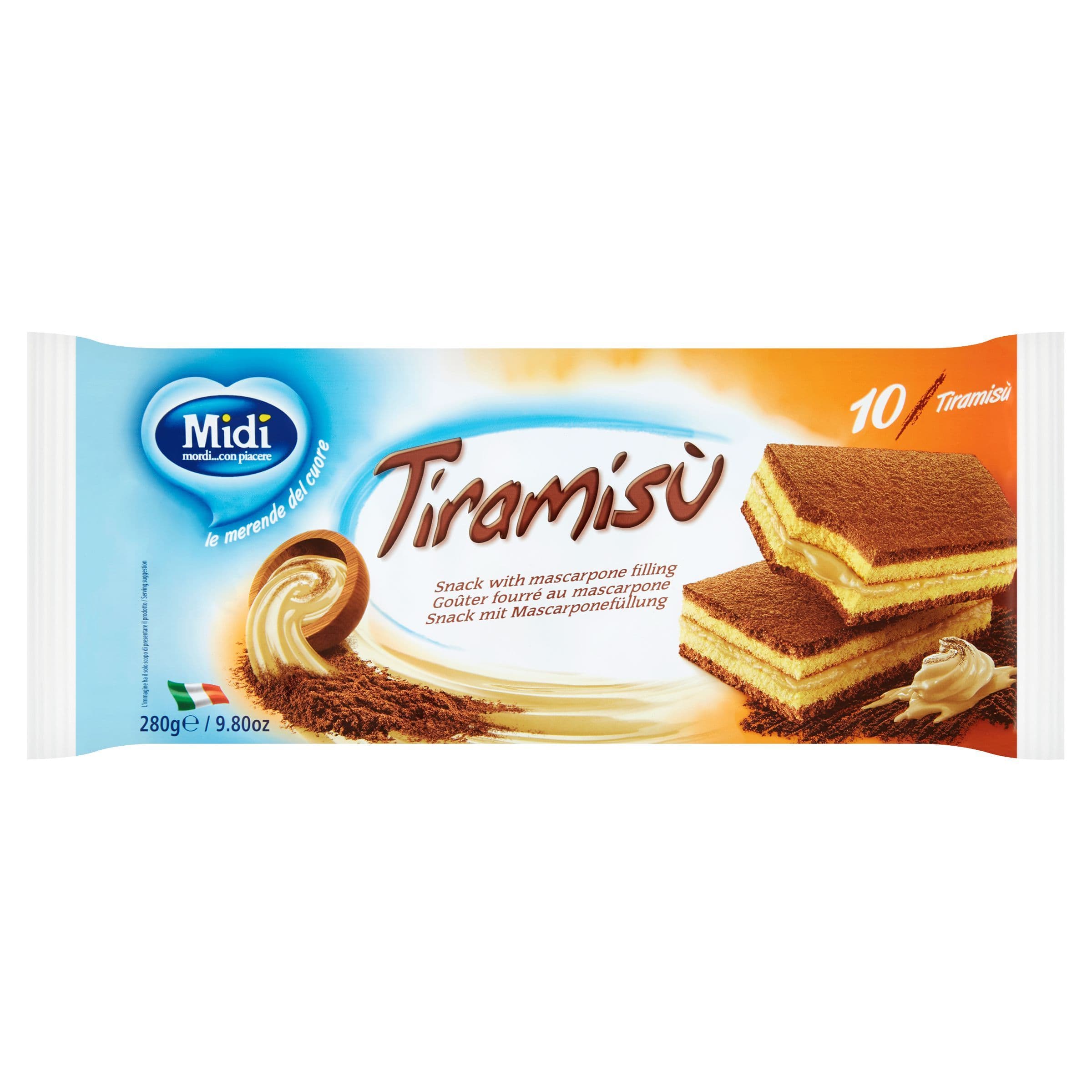 Midi Tiramisu snack s příchutí tiramisu 280 g