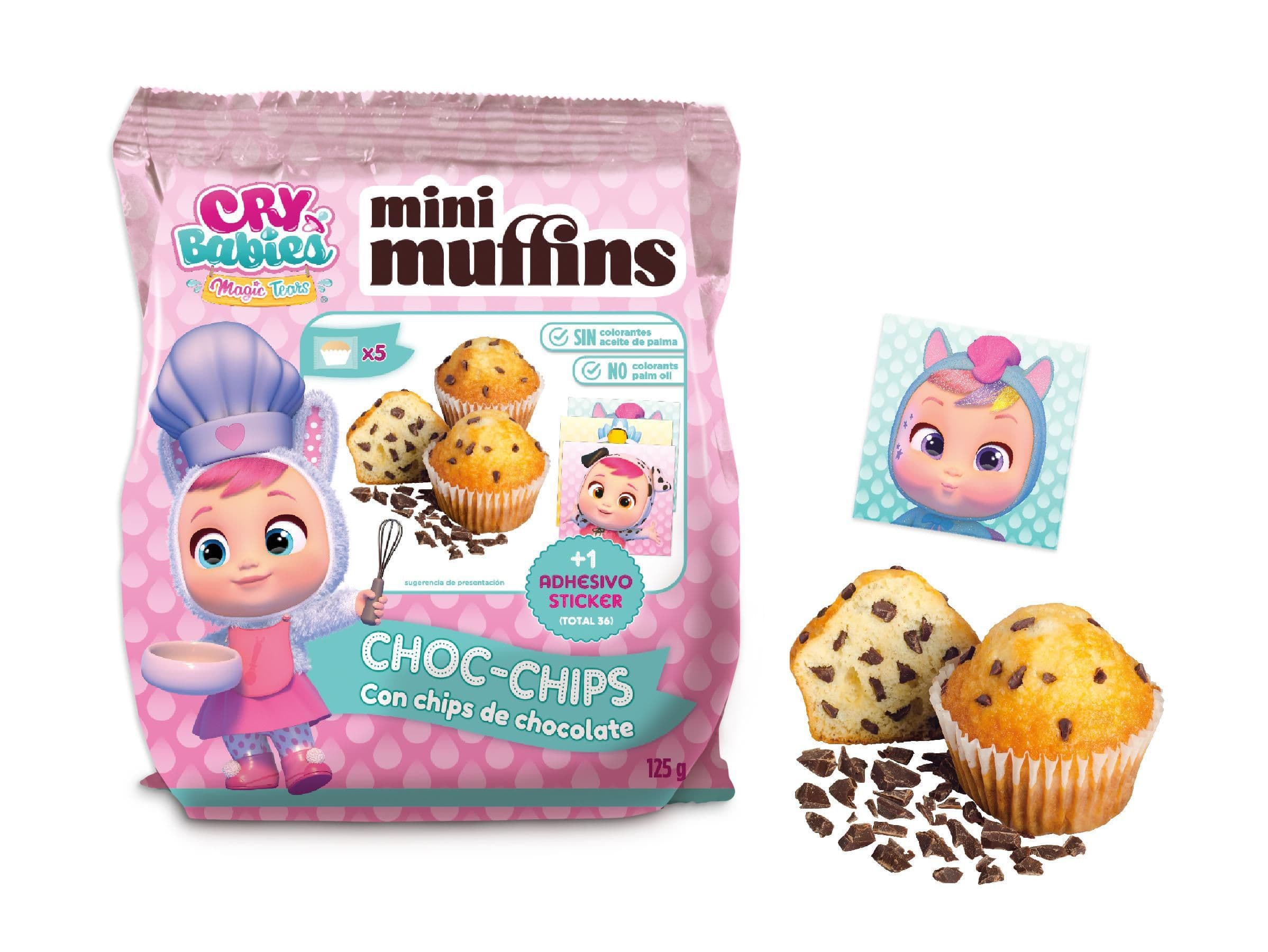 Mini Muffiny s kousky čokolády Cry Babies 125g