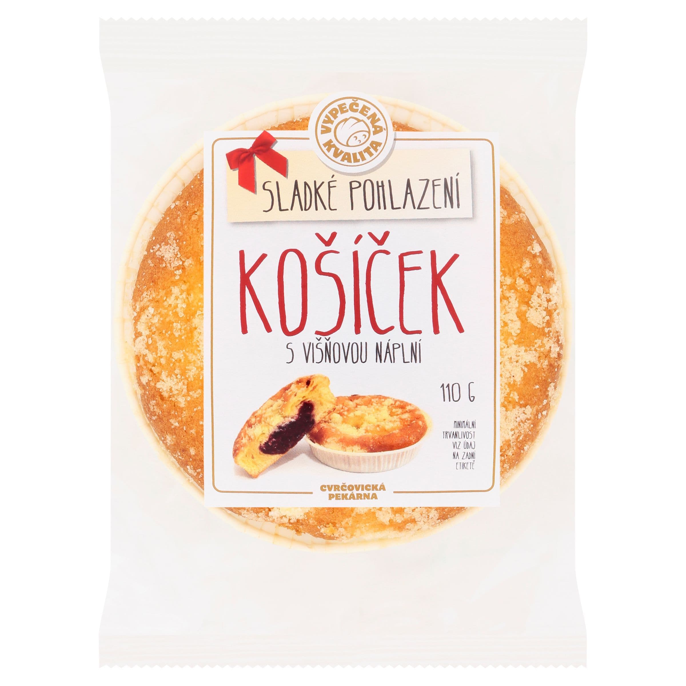 Cvrčovická pekárna Košíček s višňovou náplní 110 g