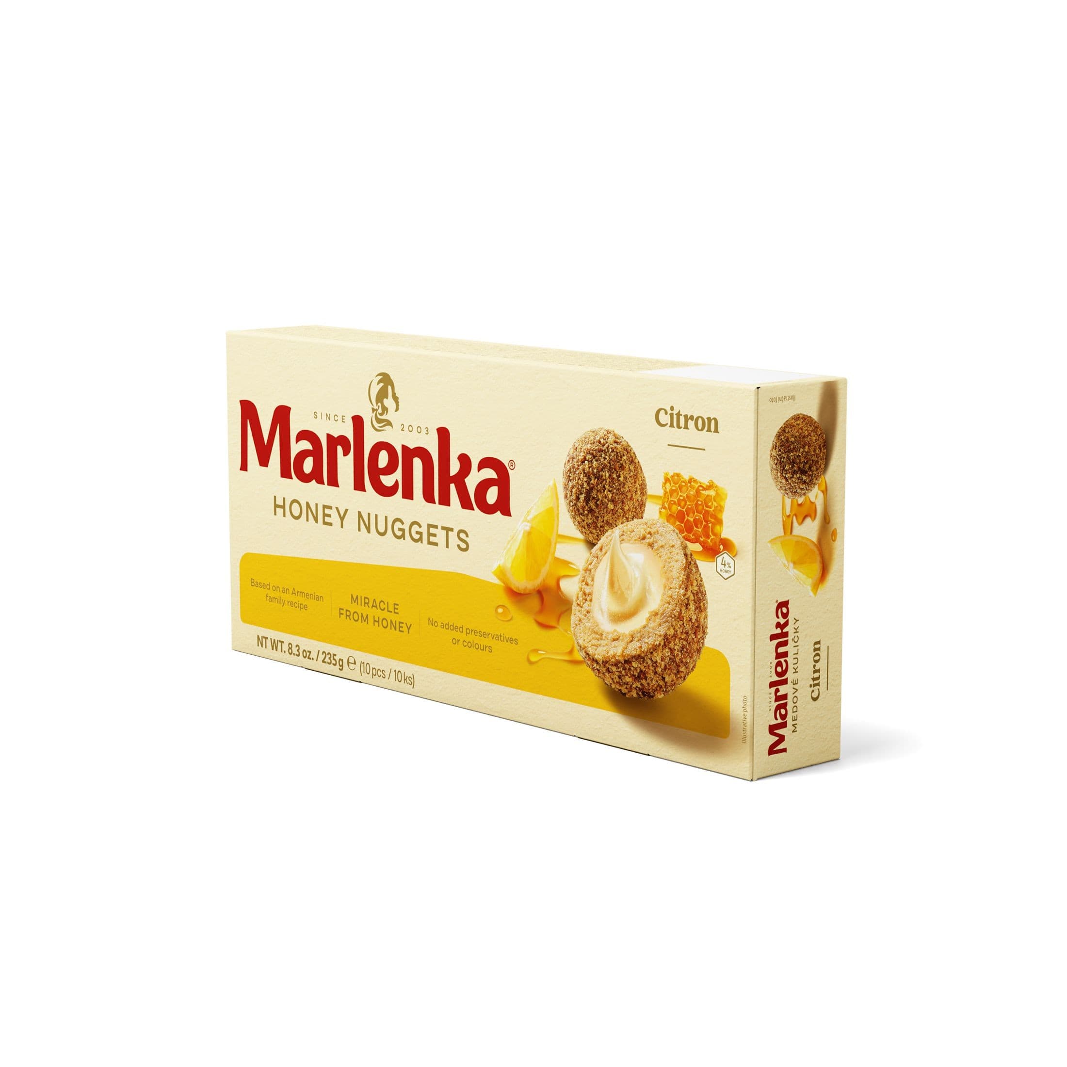 Marlenka Citronové medové kuličky 235 g