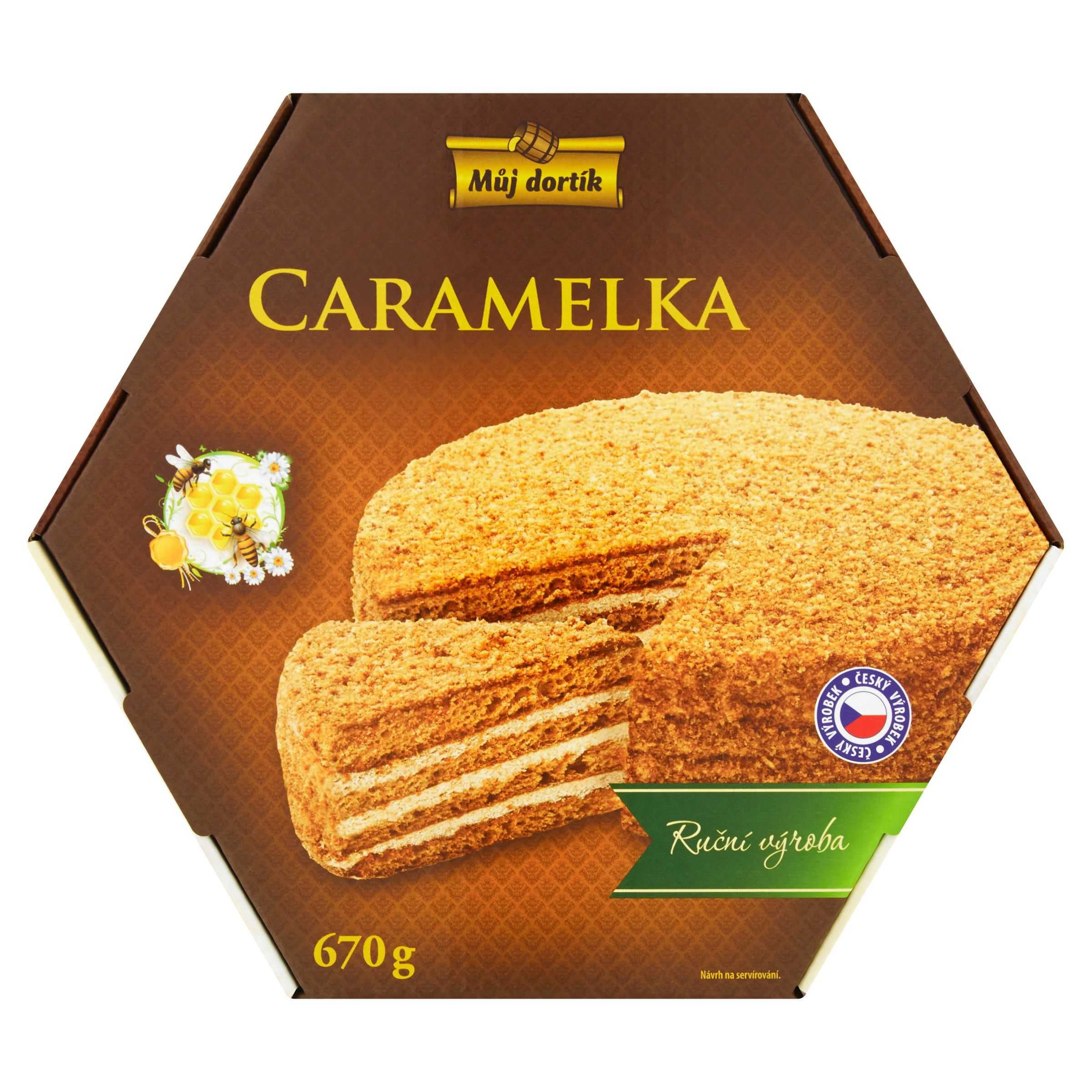 Můj dortík Caramelka dort 670 g