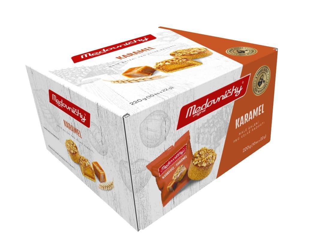 Medovničky Karamel 10x22 g