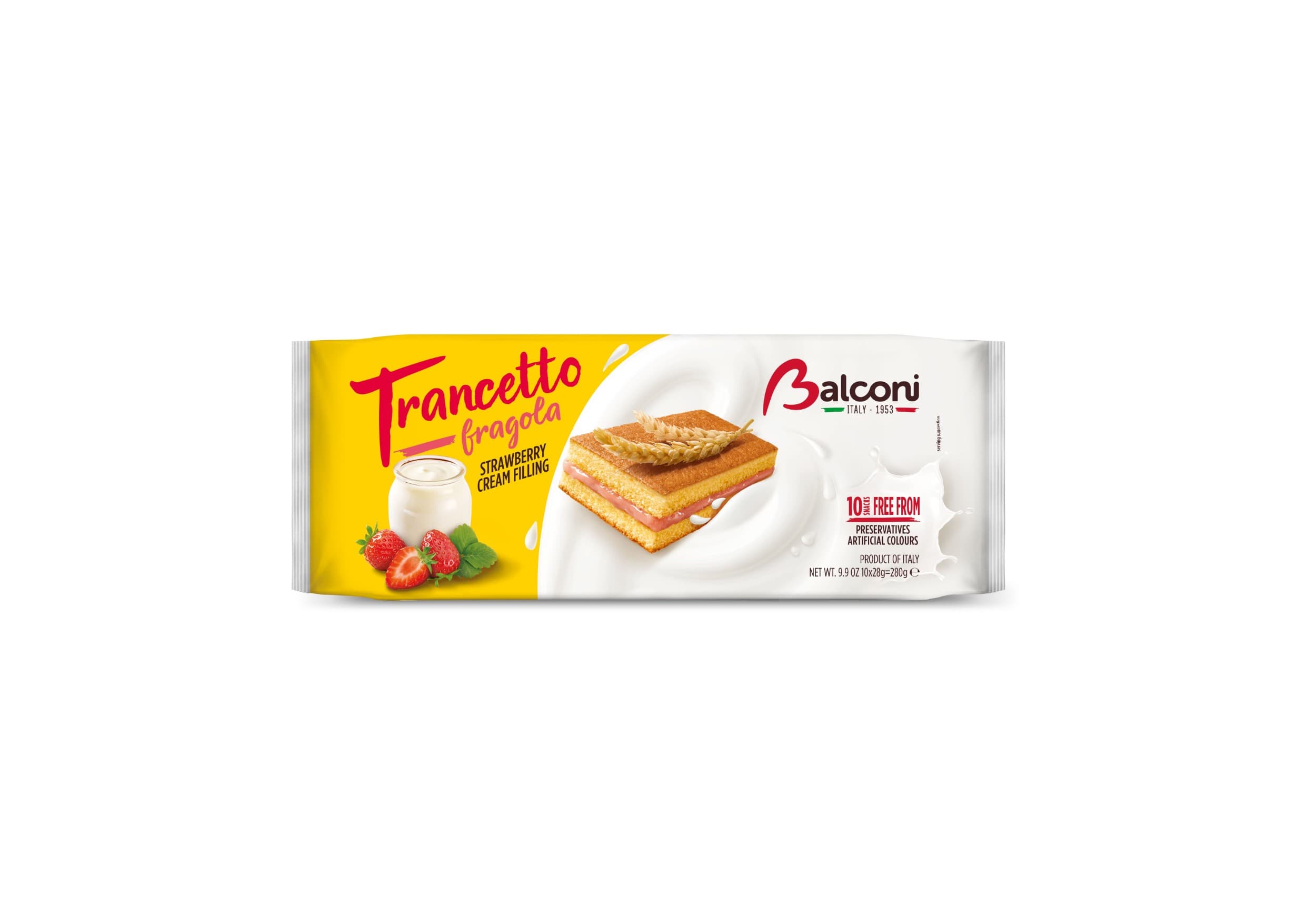 Balconi Trancetto jahodové 10 x 28g