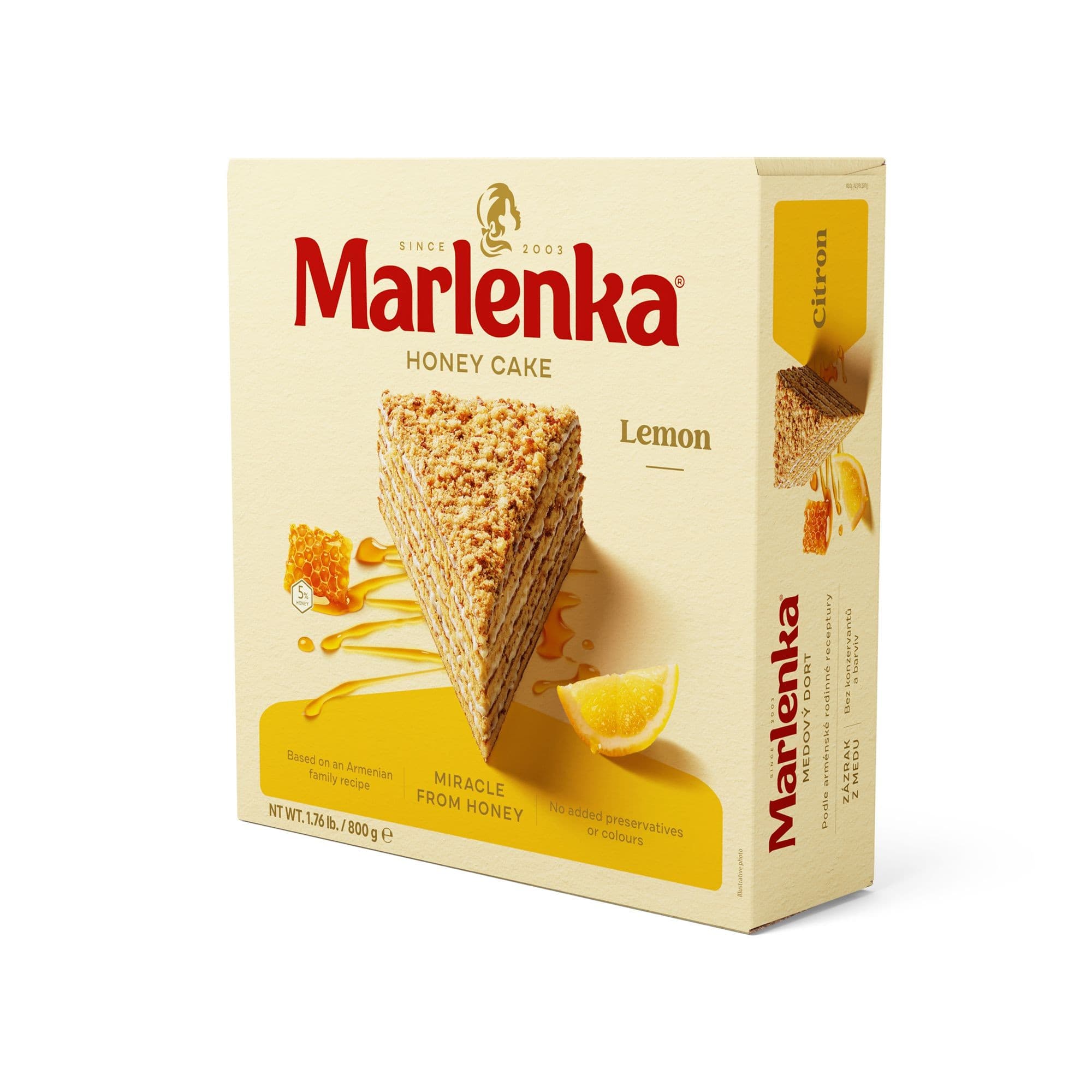 Marlenka Citronový medový dort 800 g