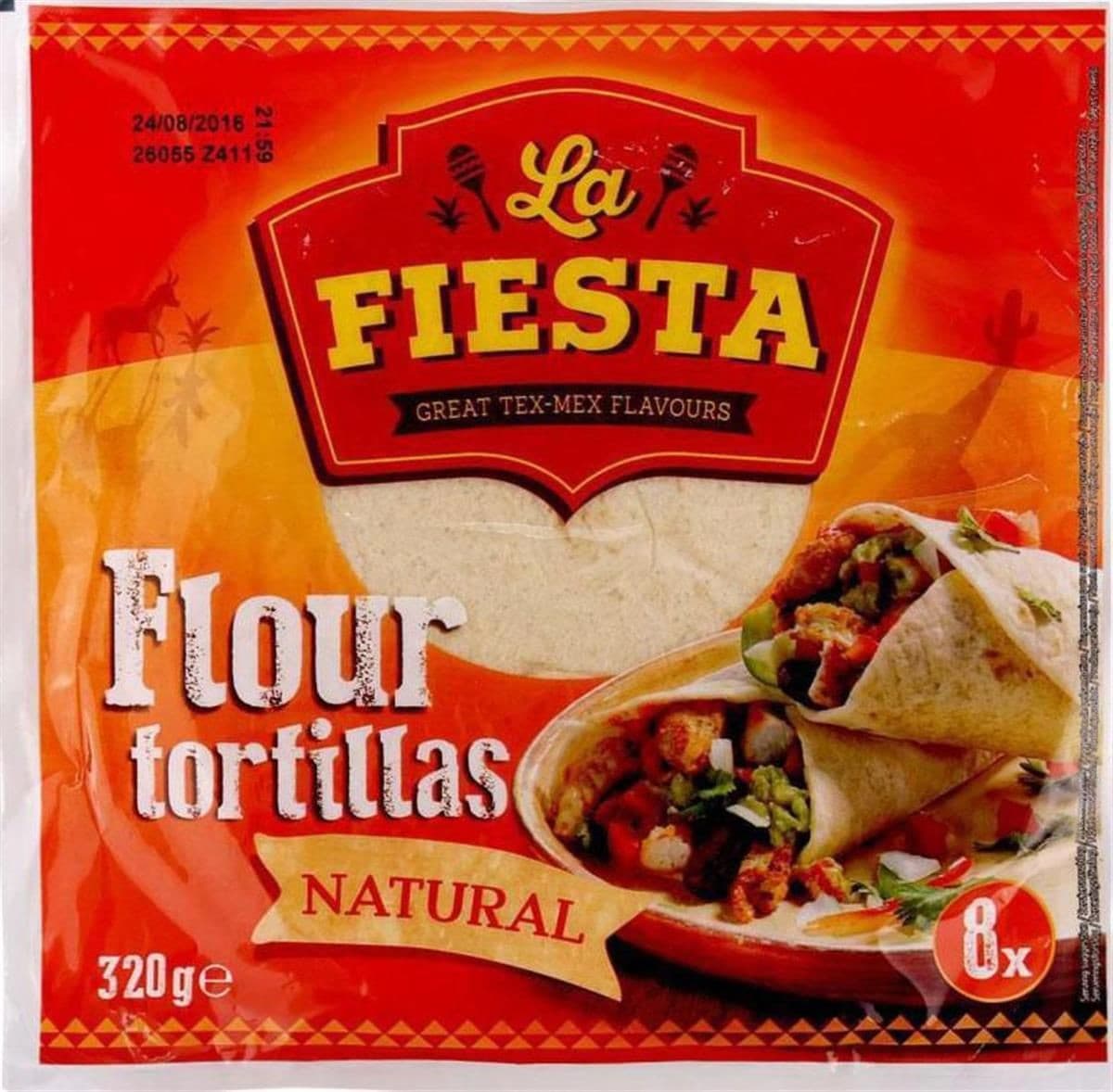 La Fiesta Tortilla Wrap 20cm pšeničná 8ks 320 g