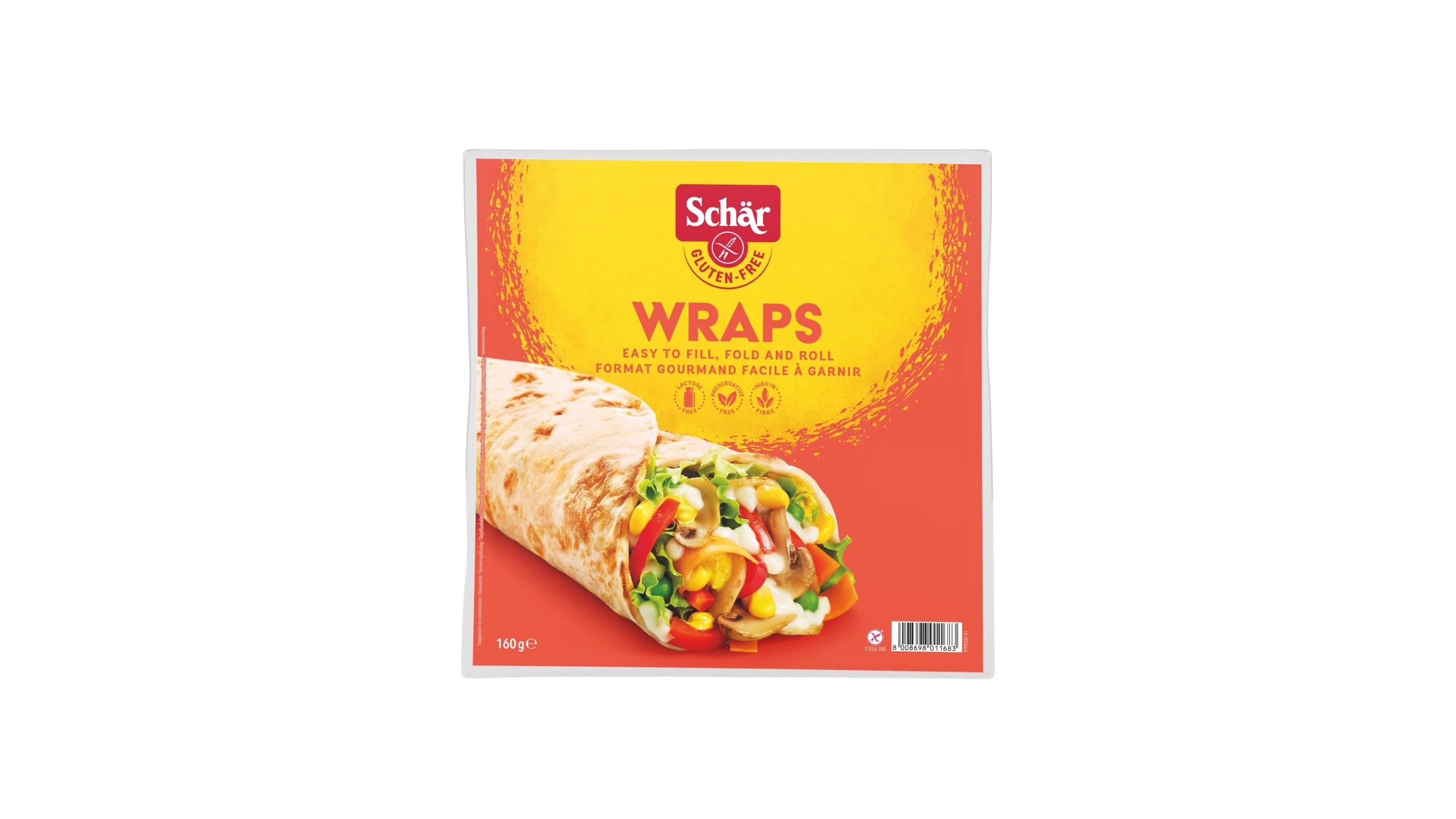 Dr. Schär Tortila bezlepková 2 x 80g