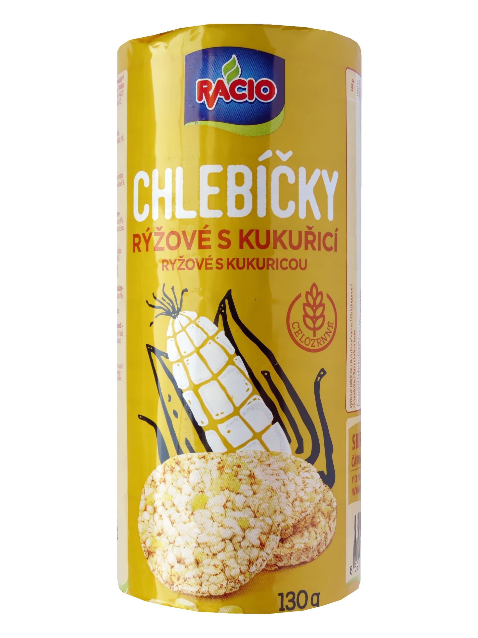 Racio Chlebíčky rýžové s kukuřicí 130 g