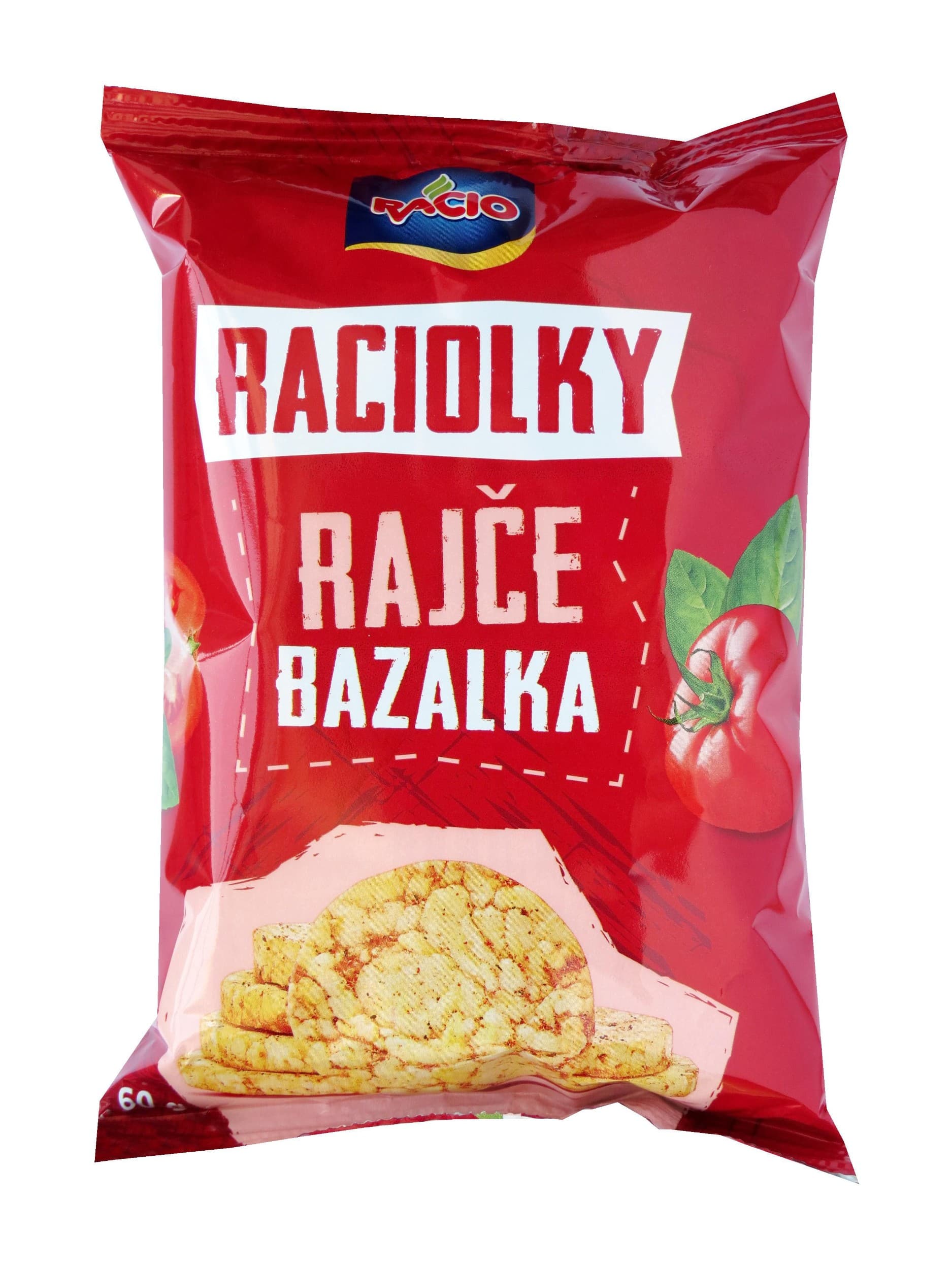 Raciolky rajče a bazalka 60g