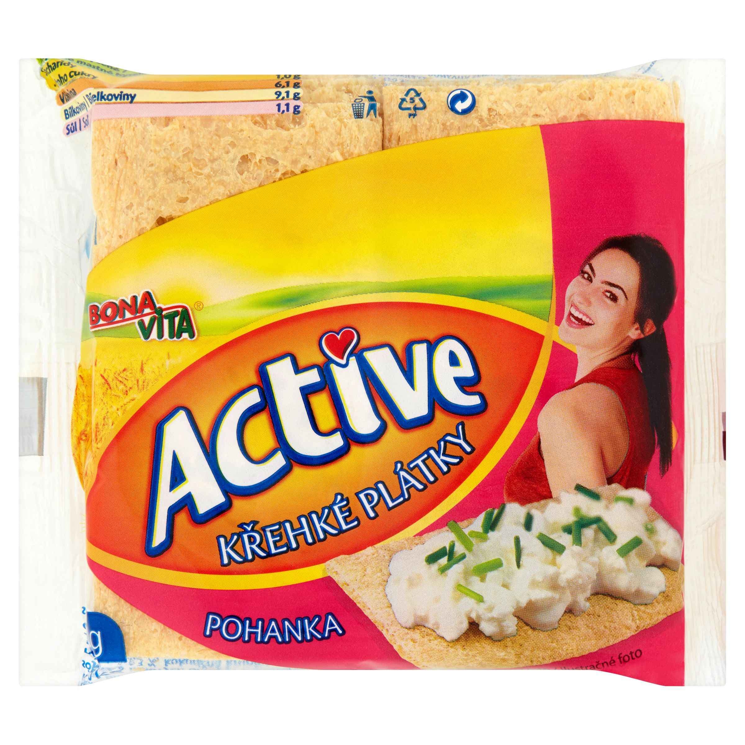 Bona Vita Active Křehké plátky pohanka 70 g