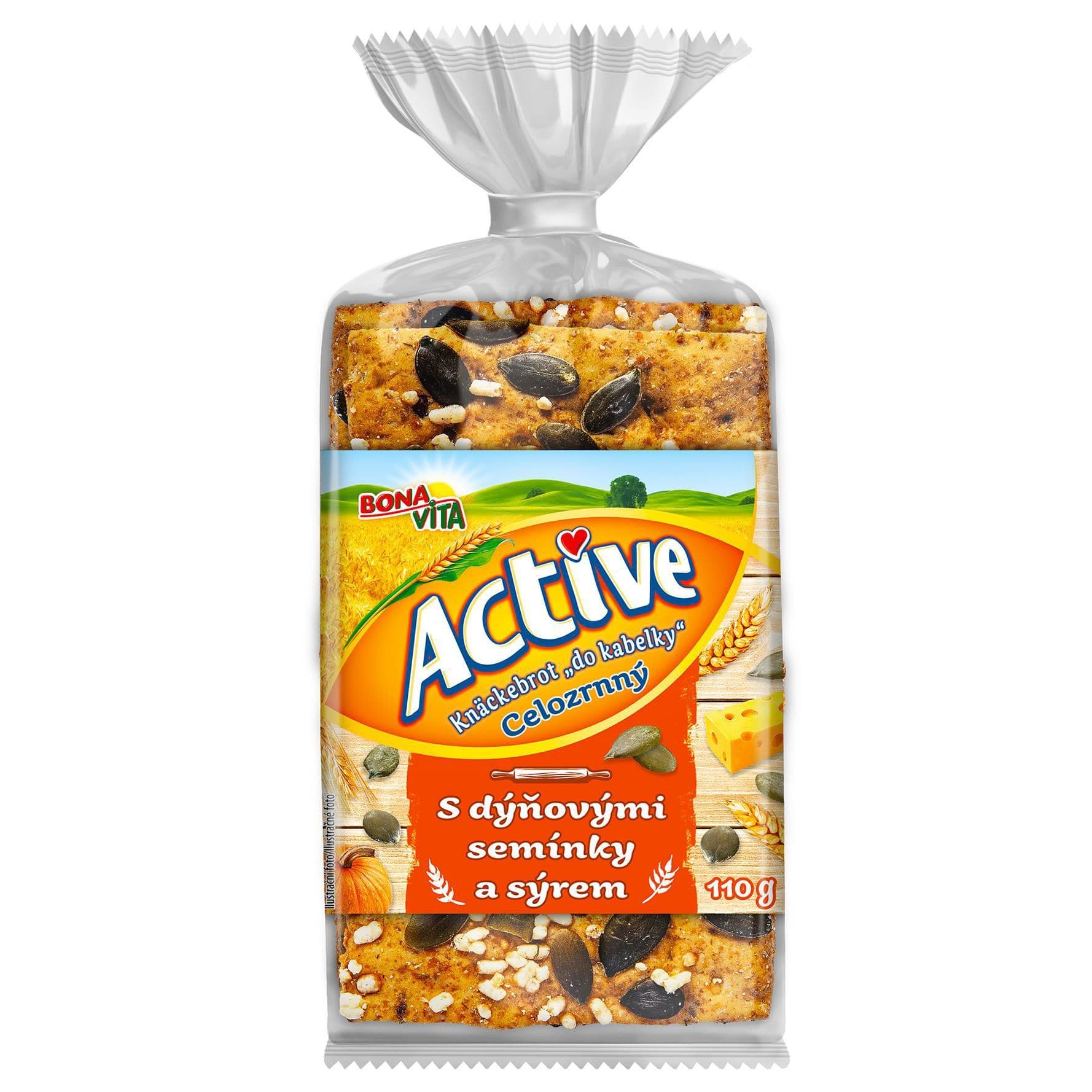 Bonavita Knackebrot "Do kabelky" dýně a sýr 110g