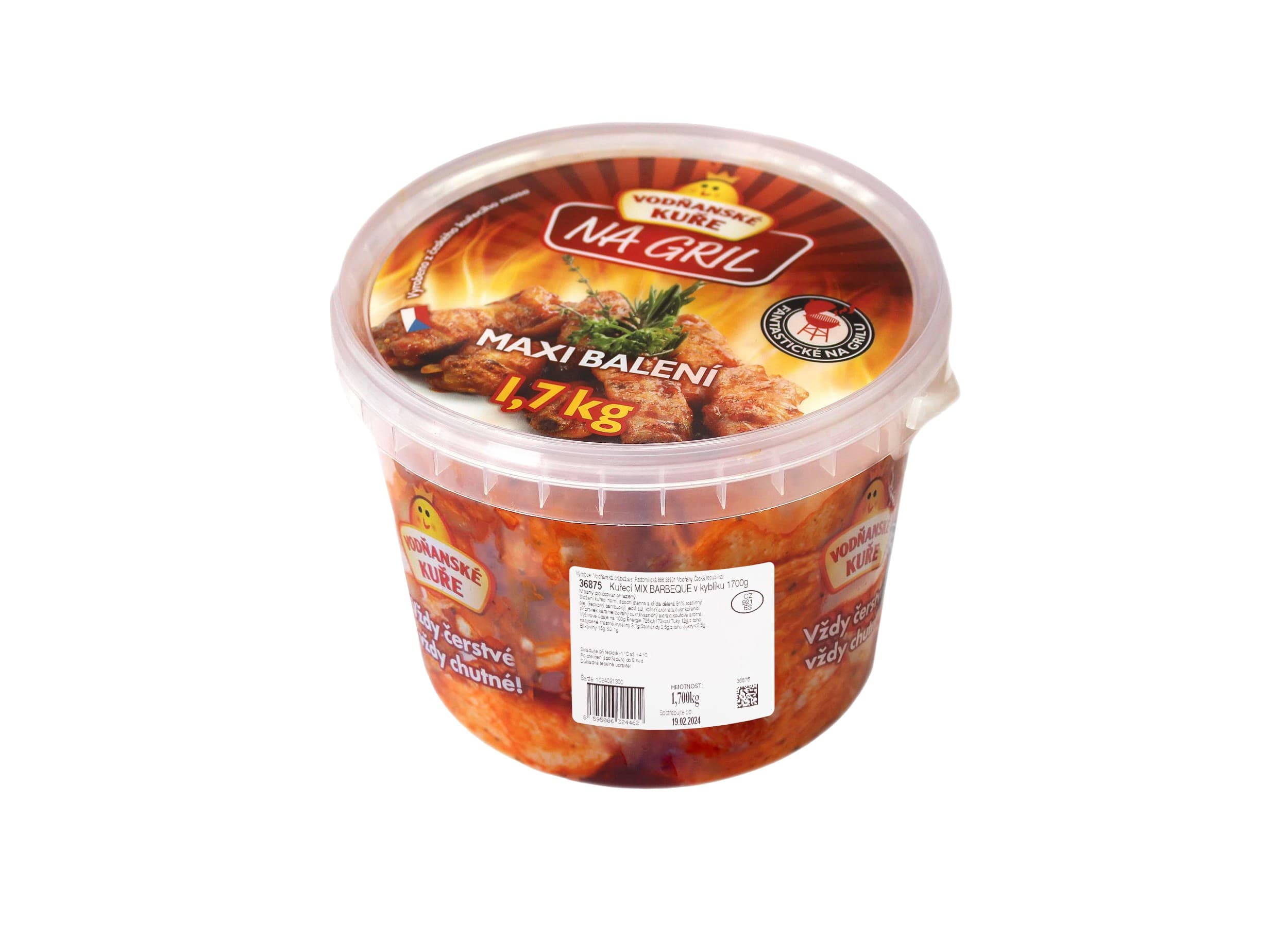 Kuřecí mix BBQ v kýbliku