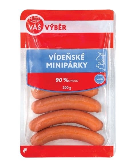 Váš Výběr Vídeňské minipárky 200g