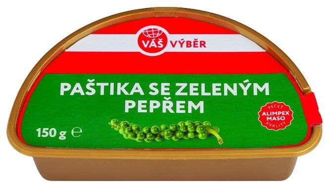 Váš výběr Paštika se zeleným pepřem 150g