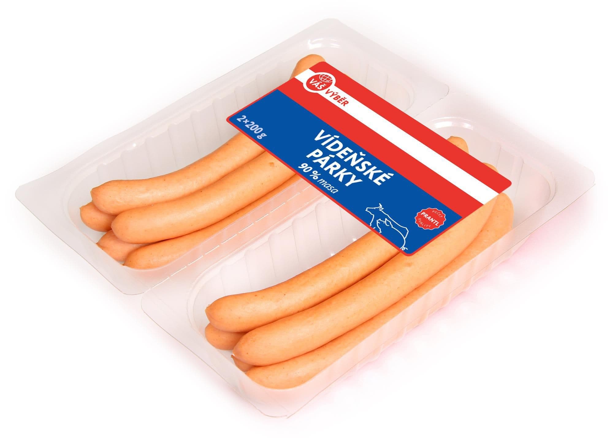 Váš Výběr Vídeňské párky 2x200g