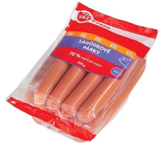 Váš Výběr Lahůdkové párky 900g