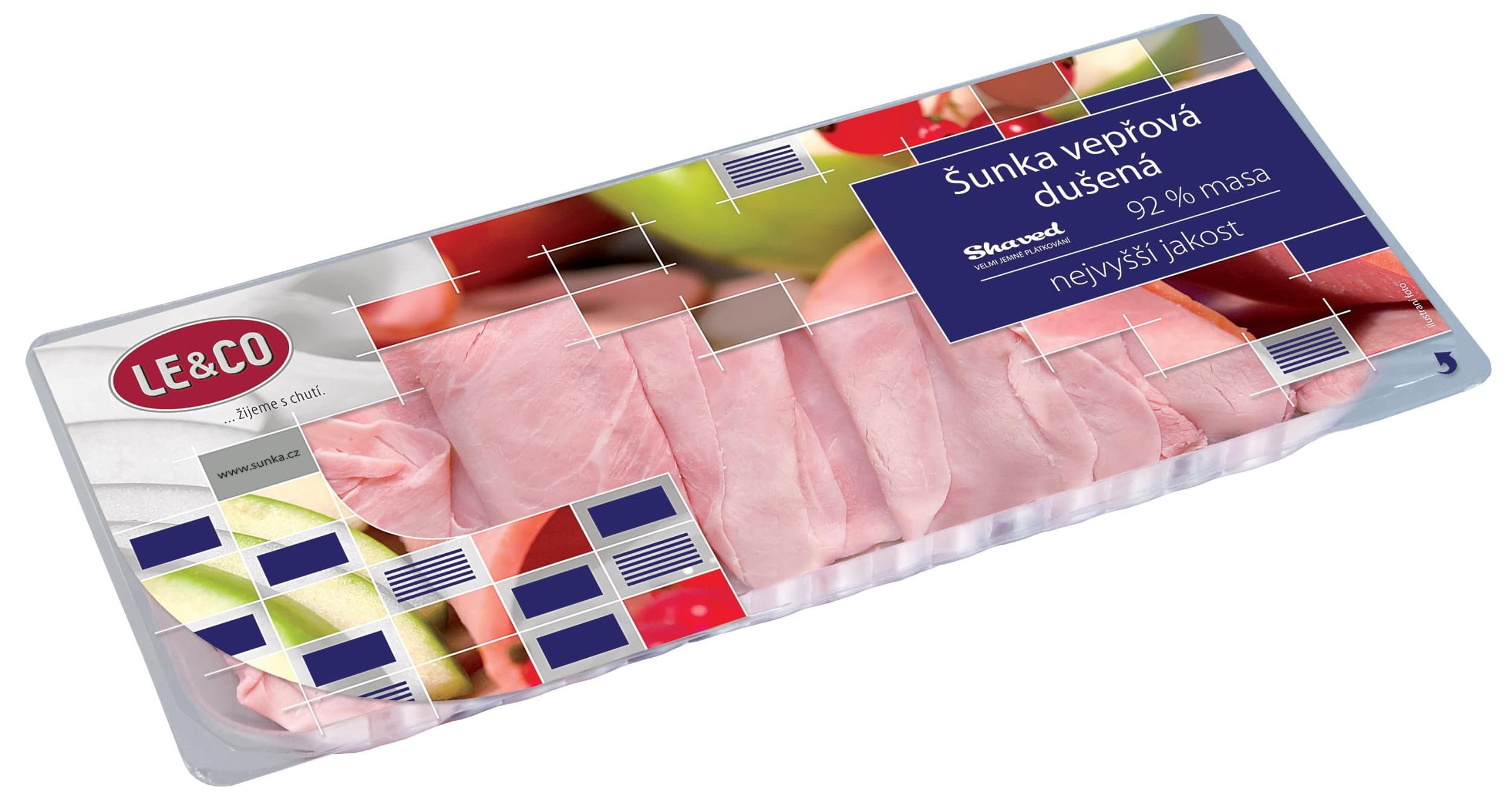 Le & Co Šunka vepřová dušená nejvyšší jakosti shaved 180 g