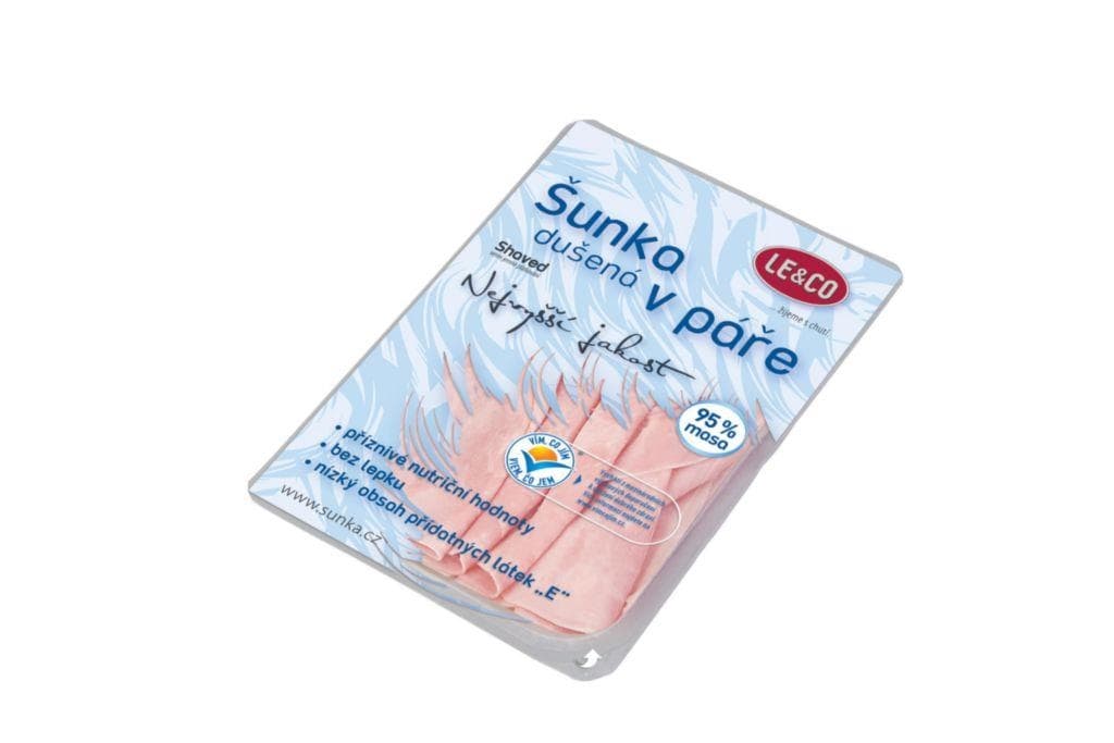 Le&Co Šunka dušená v páře nejvyšší jakosti shaved 100g