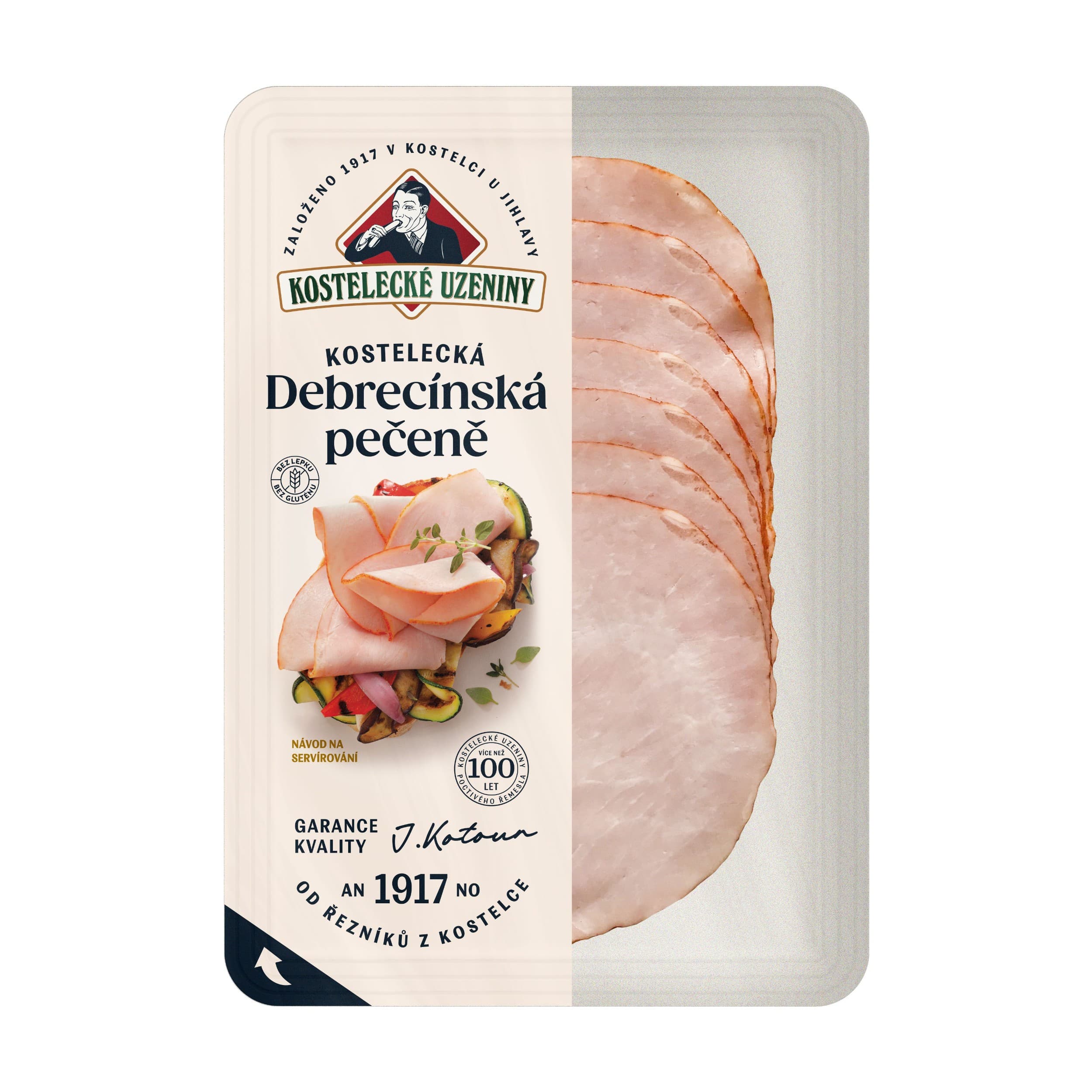 Kostelecké Uzeniny Kostelecká debrecínská pečeně 100g