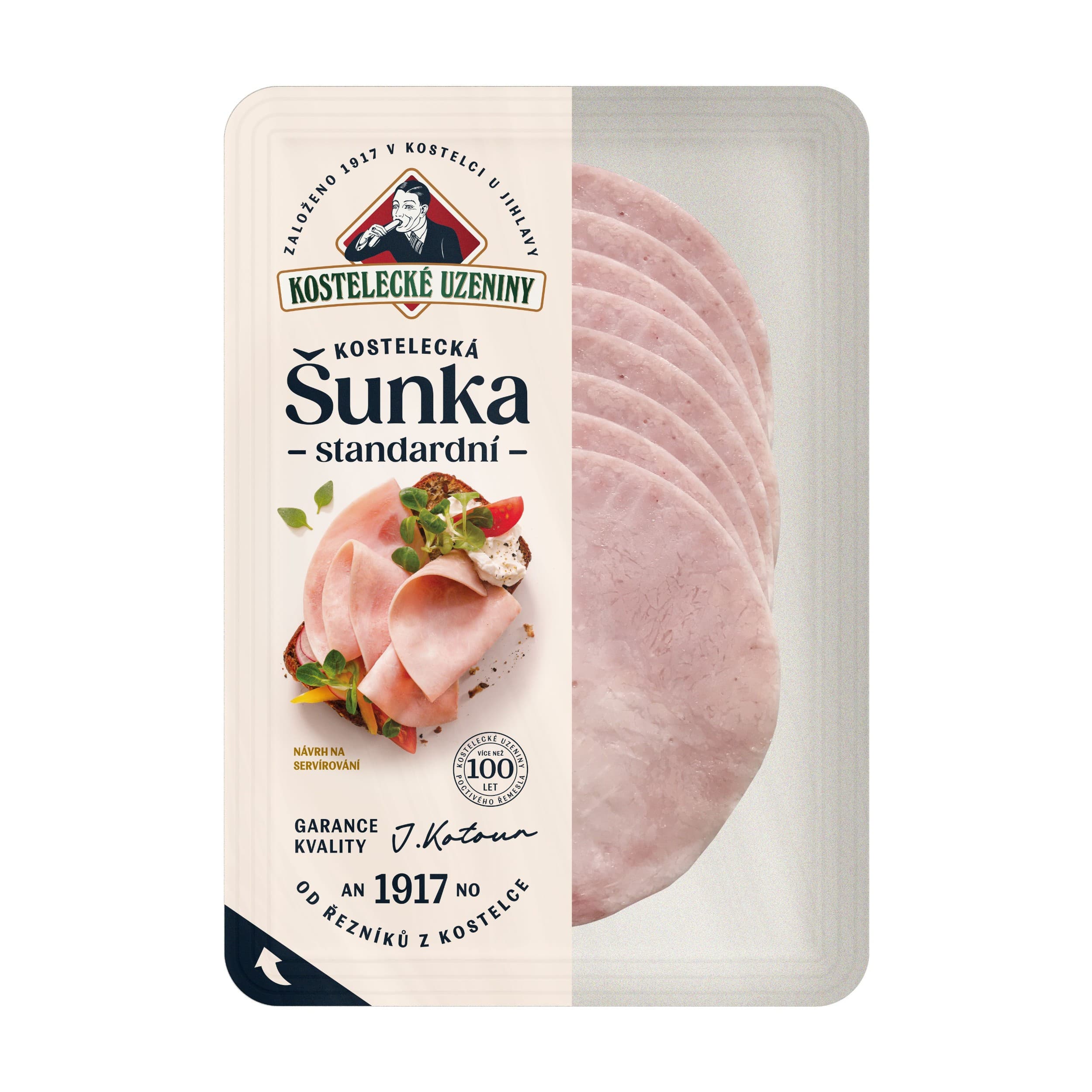 Kostelecká šunka standard. 100g