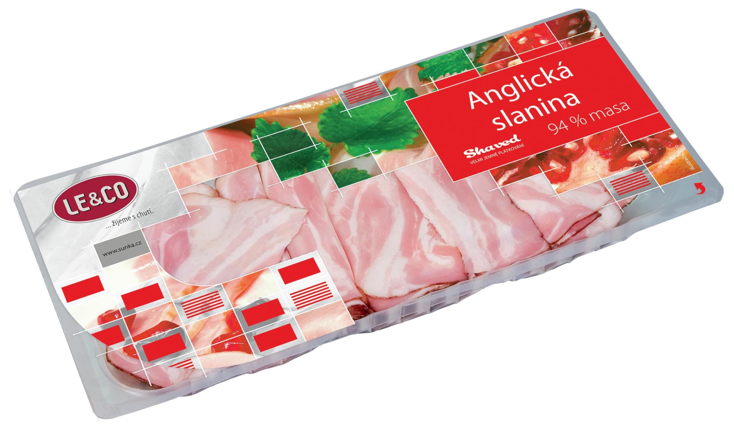 Le & Co Anglická slanina shaved 200 g