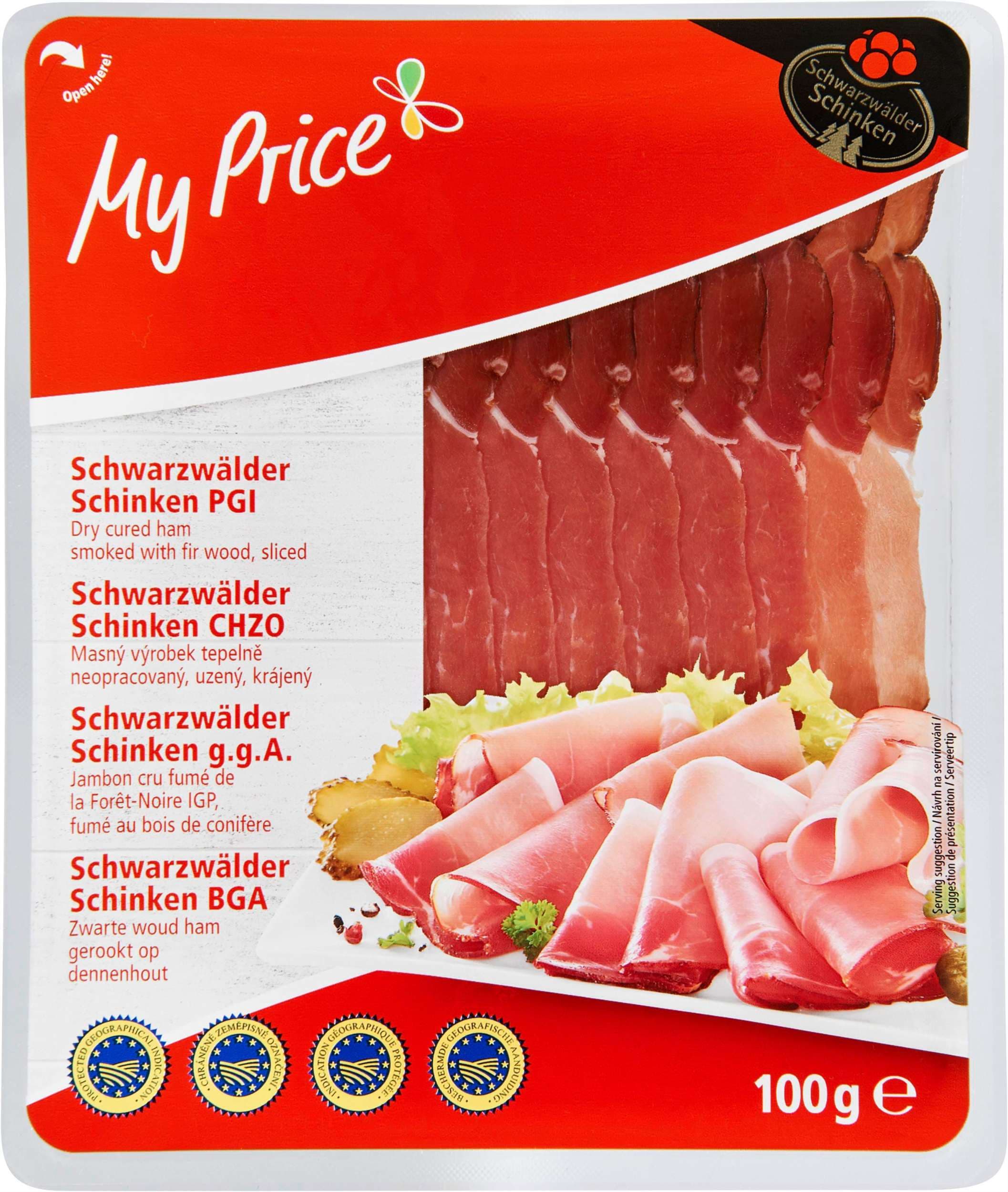 My Price Schwarzwaldská šunka 100g
