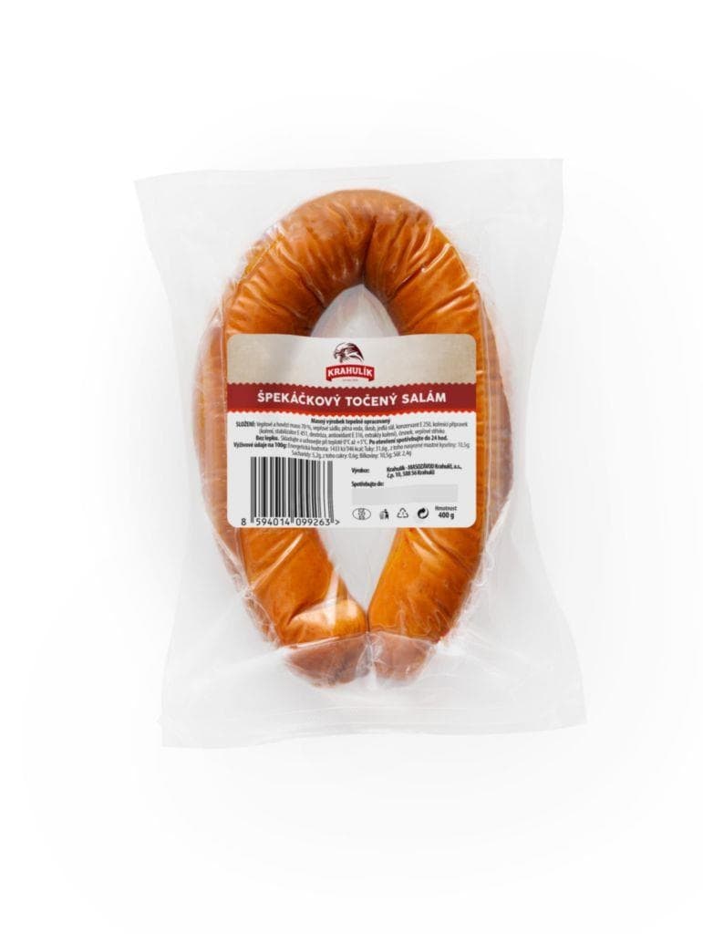 Krahulík Špekáčkový točený salám 400g