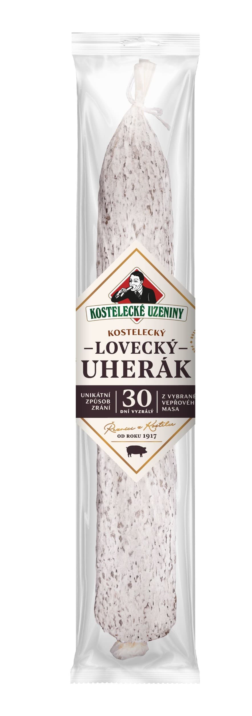 Kostelecké uzeniny Lovecký uherák 300 g