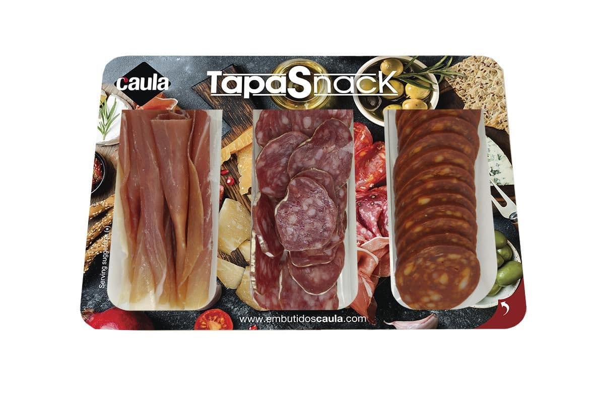 Caula serrano + fuet + chorizo  120g