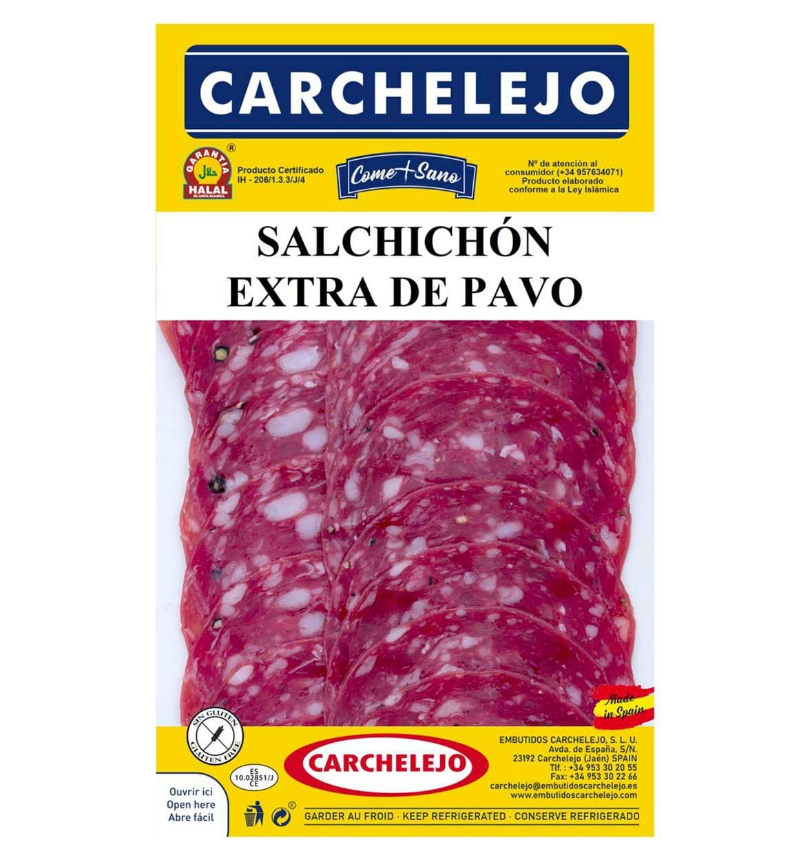 Carchelejo Salchichon krůtí plátky 80 g